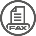Icon Fax Grey